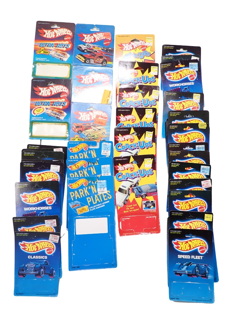 Lot of Hot Wheels Card Backs (1 of 5)