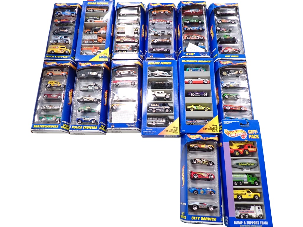 14 Sets of Hot Wheels Cars and Vehicles New in Package (1 of 6)