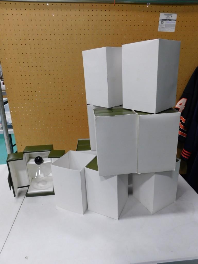 Set of 12 Adam Tihany for Christofle Cocktail Glasses, Black Round Glass Base (1 of 8)