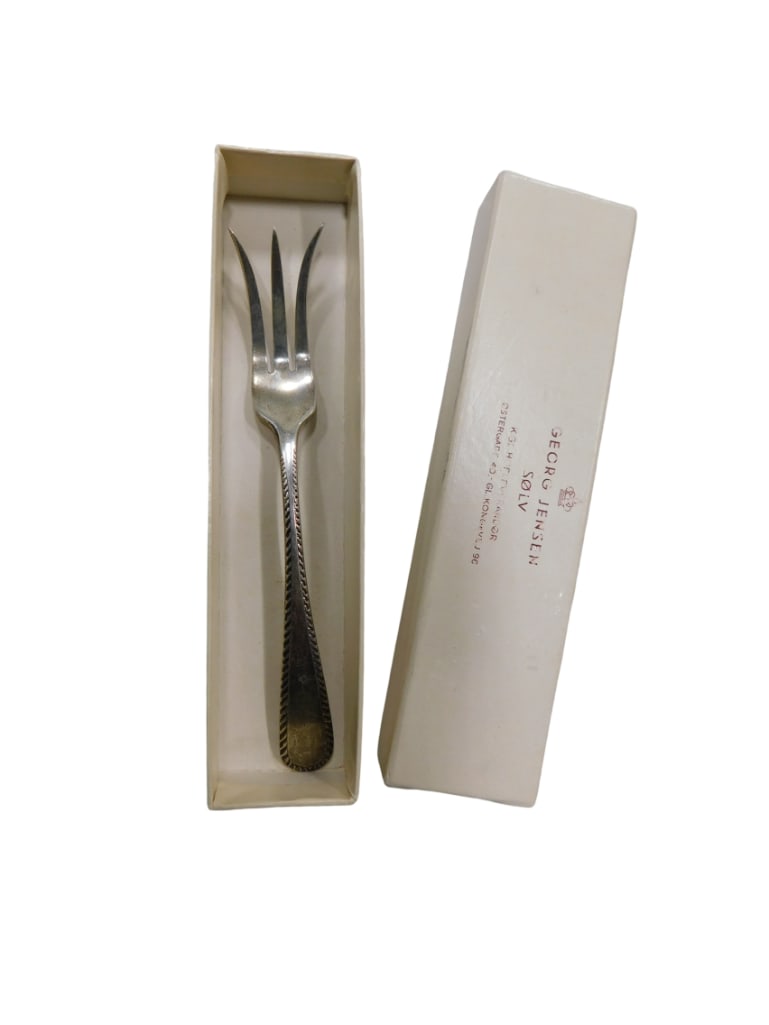 Georg Jensen USA Sterling Silver Three Tine Fork (1 of 7)