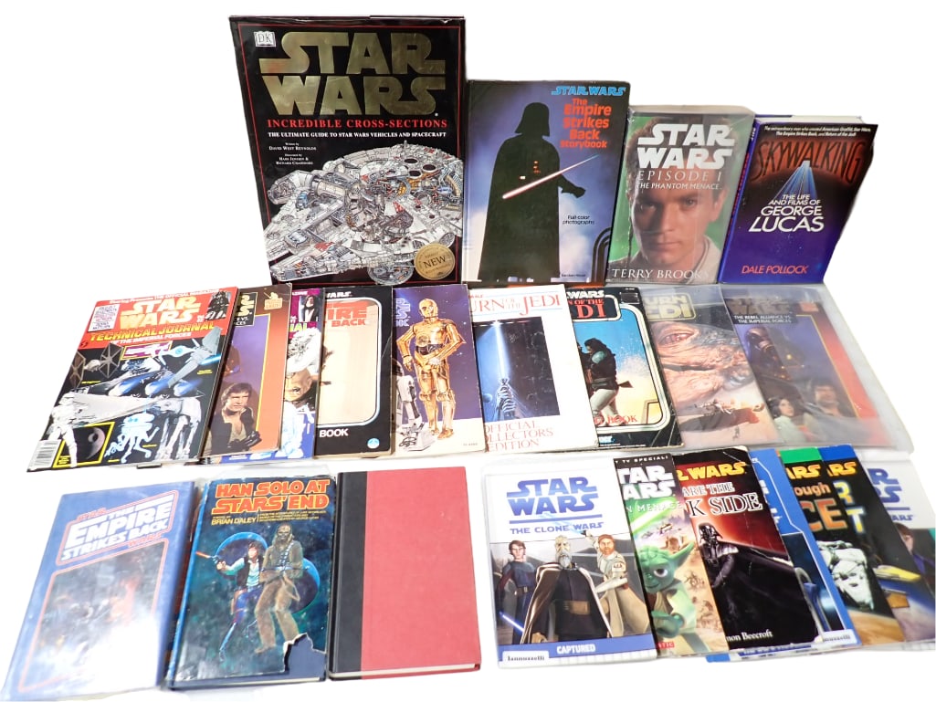 Star Wars Books Lot incl The Empire Strikes Back, Han Solo at Stars' End, Star Wars Technical Journa (1 of 7)