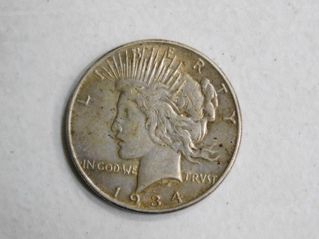 1934-P Peace Dollar 90% Silver (1 of 3)