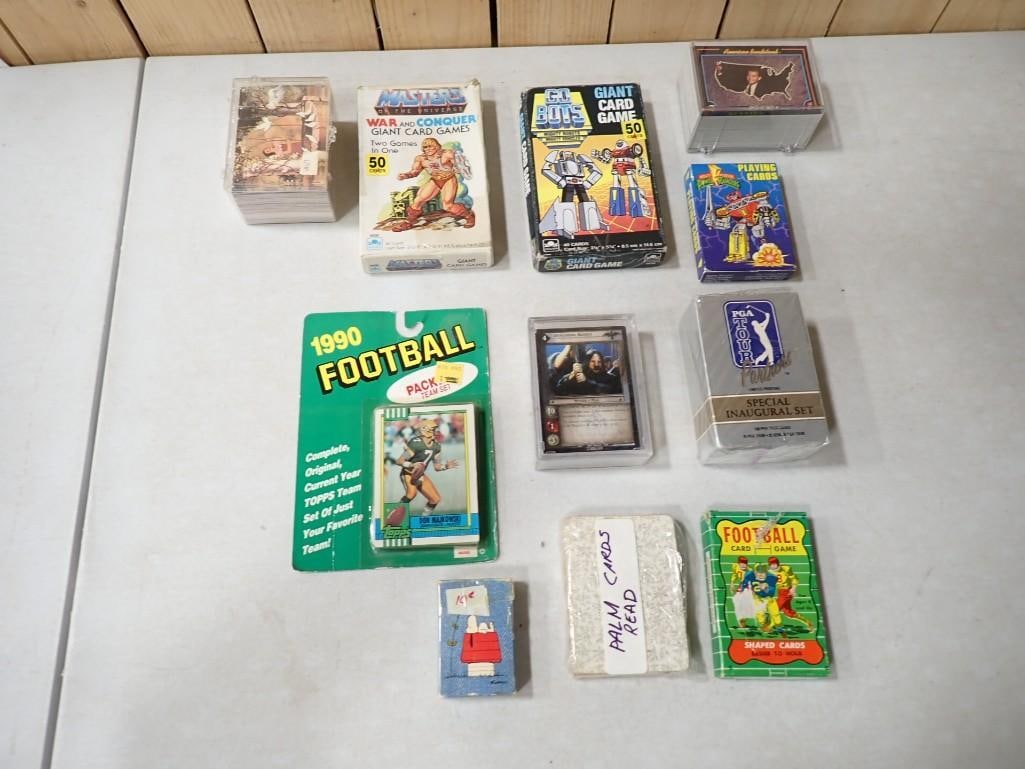 Assorted Trading Cards including He-Man Masters of the Universe, Go Bots, American Bandstand, Power (1 of 5)