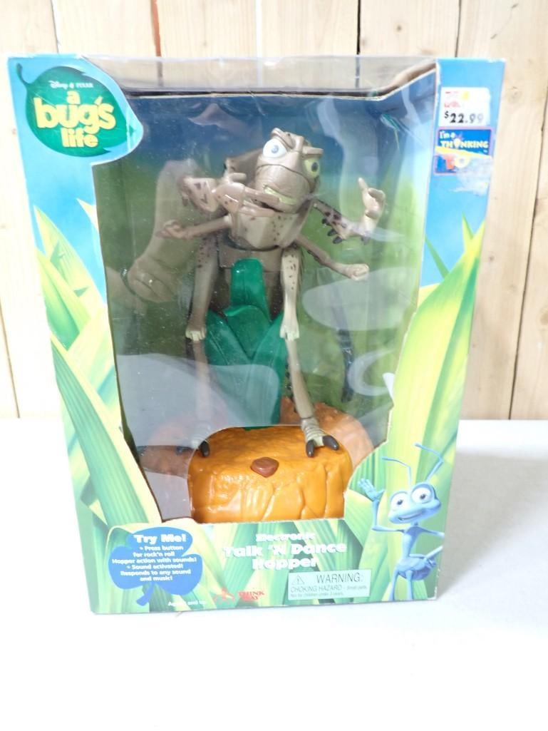 Disney Pixar A Bug's Life Electronic Talk 'N Dance Hopper new in box (1 of 6)