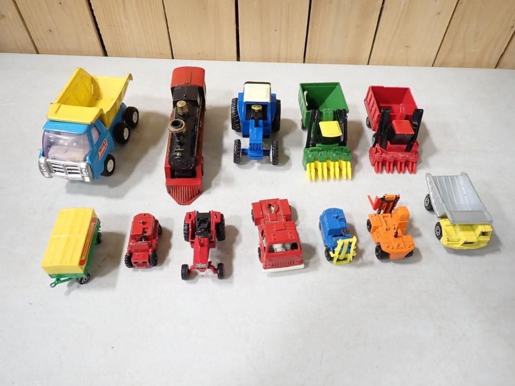 Vintage Toy Trucks, Train, Tractors, etc. Including Buddy L Pressed Steel: Vintage Toy Trucks, Train, Tractors, etc. Including Buddy L Pressed Steel