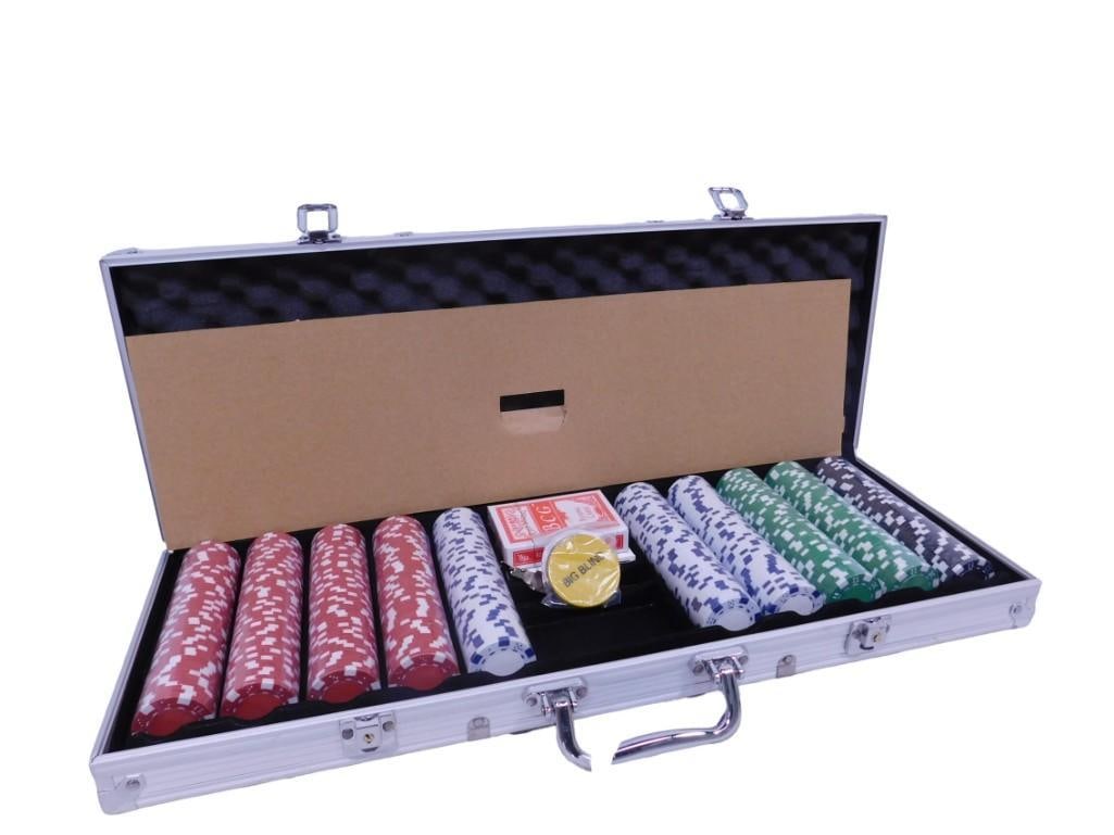 Poker Chip Set with Case, and Cards (1 of 9)