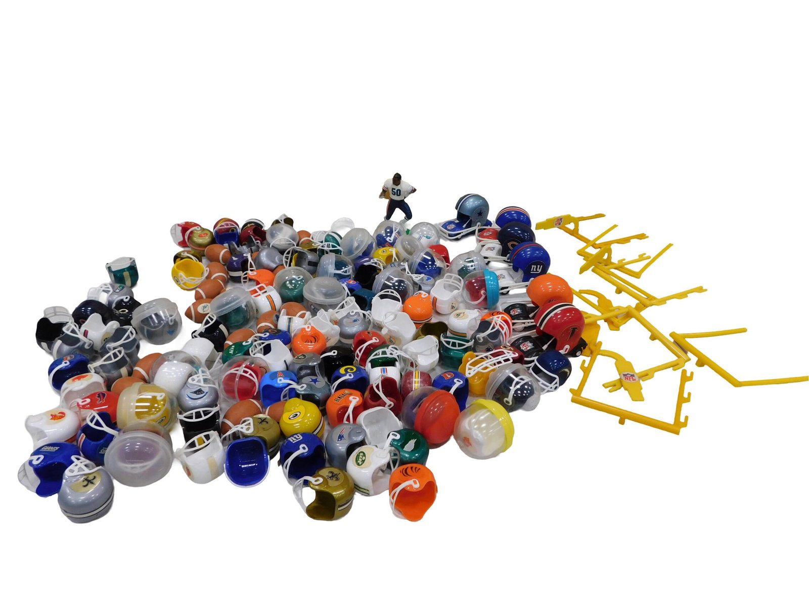 Lot of Mini NFL Football Helmets, and some accessories: Lot of Mini NFL Football Helmets, and some accessories