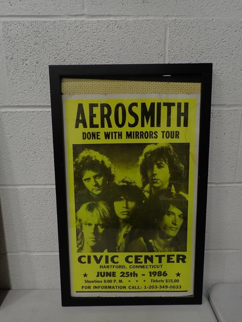 Vintage Framed Aerosmith Poster Print - Done with Mirrors Tour (1 of 6)