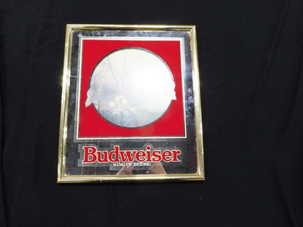 Budweiser King of Beers Bar Mirror Sign 14" x 16" (1 of 3)