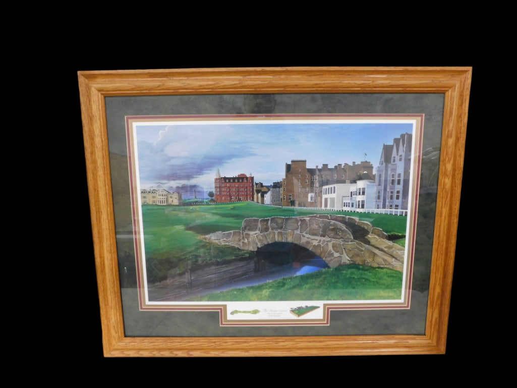 Elizabeth Peper 1994 The Dream Course Hole Number Eighteen Saint Andres LE Print (1 of 5)