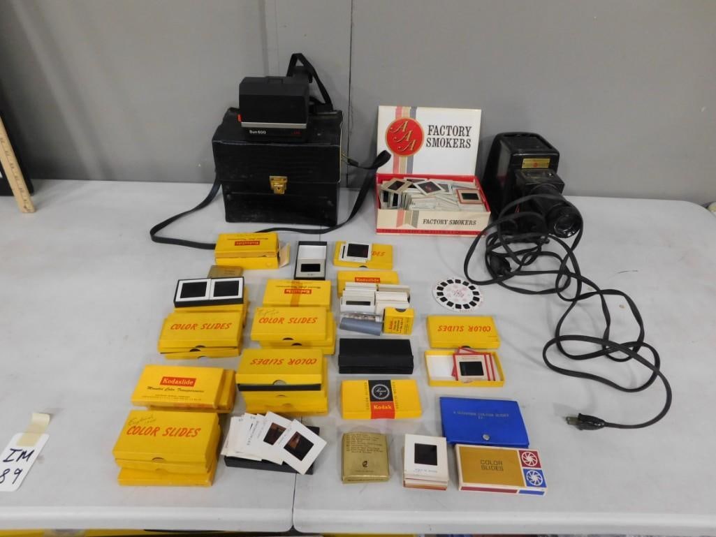 Lot of Vintage Slides, Vintage Projector, Etc (1 of 5)