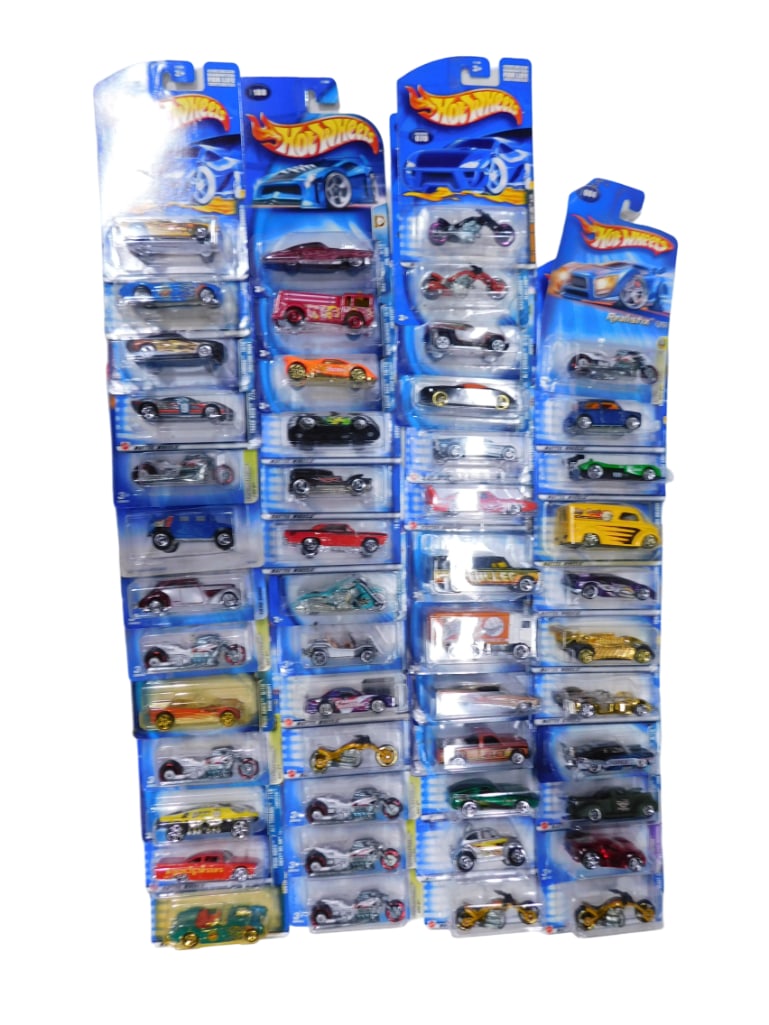 Hot Wheels Cars and Vehicles Approx 50 All New in Package: Lot of Hot Wheels Cars and Vehicles Approximately 50 All New in Package
