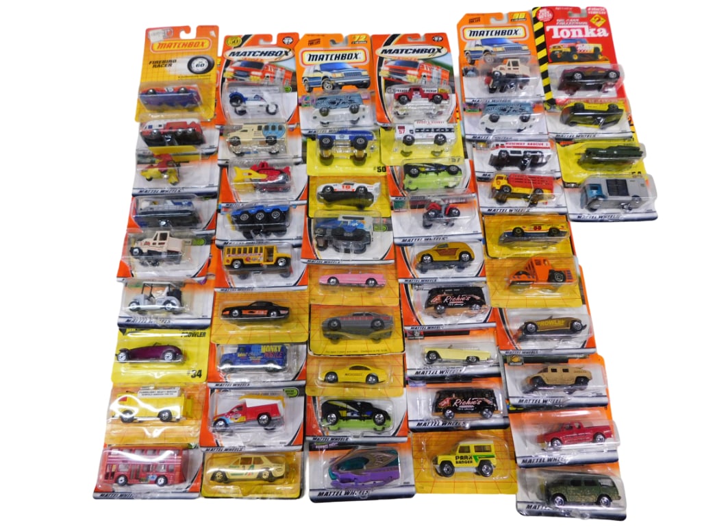 Matchbox, Tonka, Etc Cars and Vehicles Approx 50 All New in Package (1 of 7)