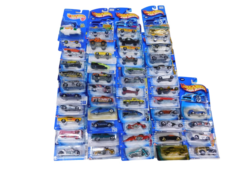 Hot Wheels Cars and Vehicles Approx 50 All New in Package: Lot of Hot Wheels Cars and Vehicles Approximately 50 All New in Package