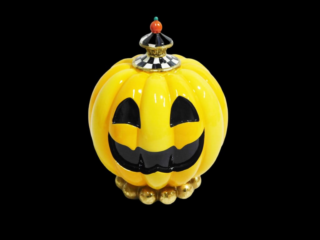 MacKenzie-Childs Jack O Lantern Halloween Pumpkin (1 of 7)