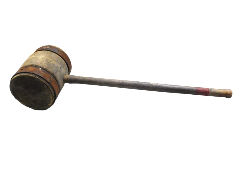 Vintage Circus Mallet Strong Man Hammer Carnival Game Item (1 of 6)