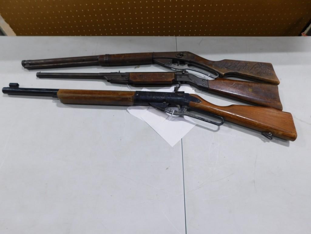 3 BB Guns including Daisy Model 99, 1940's German Hy Score and 1940 Red Rider - all still work (1 of 4)