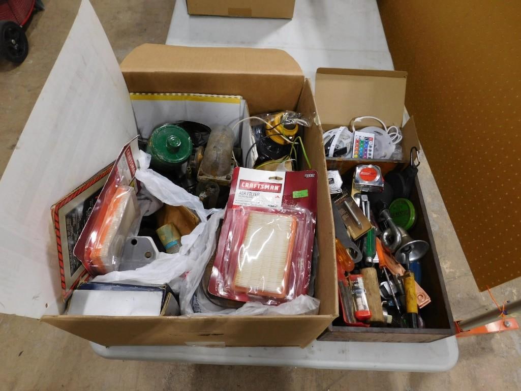 Misc. Tool Lot, etc. Including LED Strip Lights with Color control remote, Craftsman, Clamp, etc. (1 of 5)