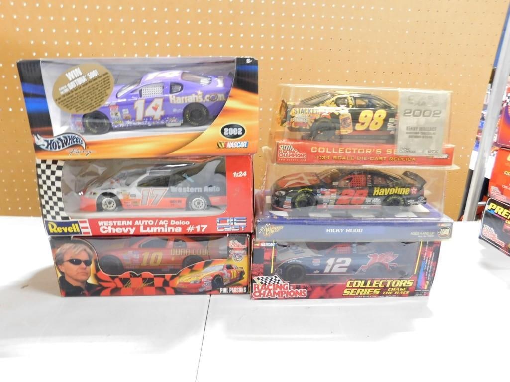 6 Nascar Model Cars New in Box incl Hot Wheels, Revell, Racing Champions, Winners Circle: 6 Nascar Model Cars New in Box incl Hot Wheels, Revell, Racing Champions, Winners Circle