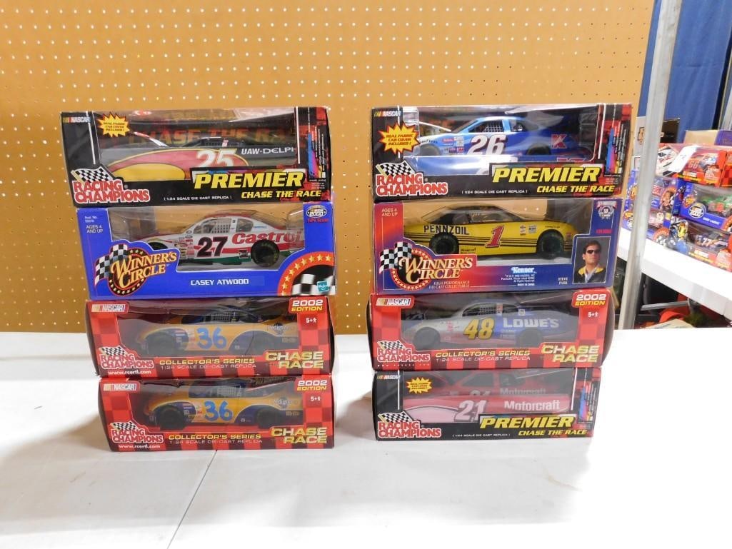 8 Nascar Model Cars New in Package incl Racing Champions, Winners Circle (1 of 3)