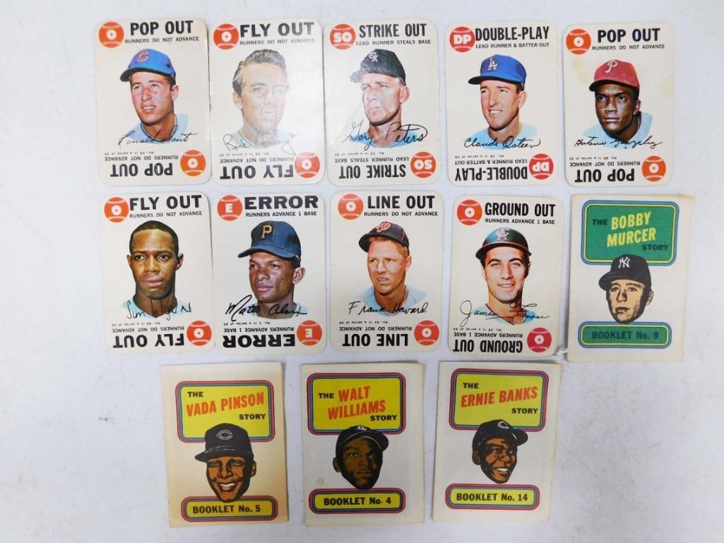 Lot of Topps Inserts and Topps Card Game Cards incl The Walt Williams Story, The Ernie Banks Story (1 of 4)