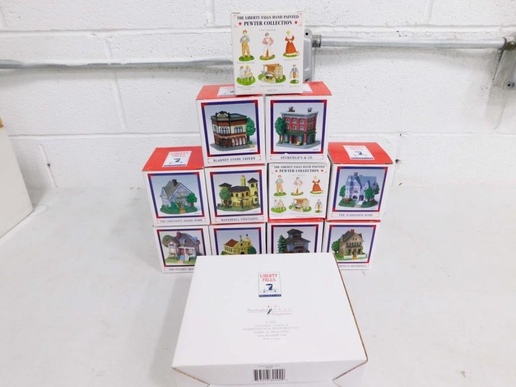 Liberty Falls Christmas Village Buildings and Accessories incl Waterfall Vineyards, The Schreiber Ho (1 of 5)