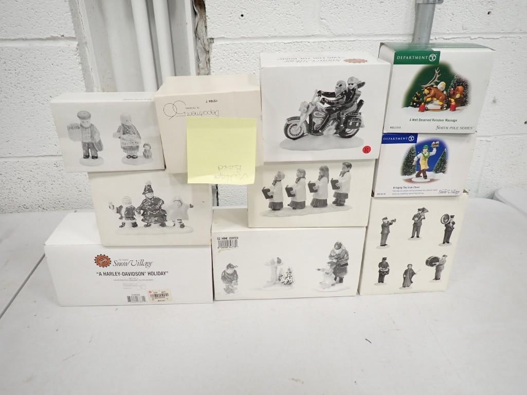 Dept 56 Accessories incl Harley Davidson Two for the Road, A Harley Davidson Holiday, (1 of 6)