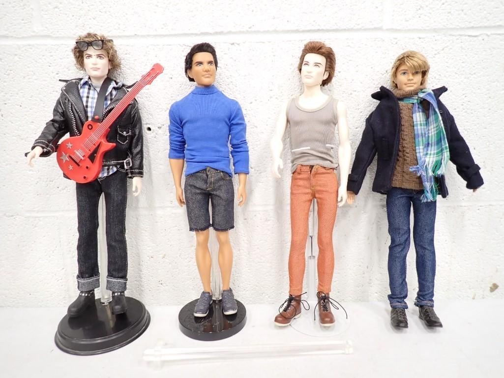 4 Male Dolls incl Twilight Saga Edward and Jacob, Jasper (1 of 7)