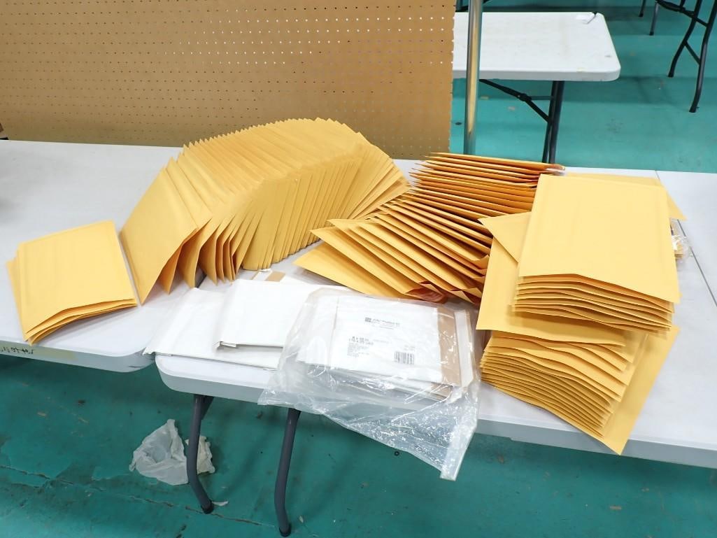 Large Lot of Padded Mailing Envelopes including 6x10 #0, CD or DVD size, etc (1 of 8)
