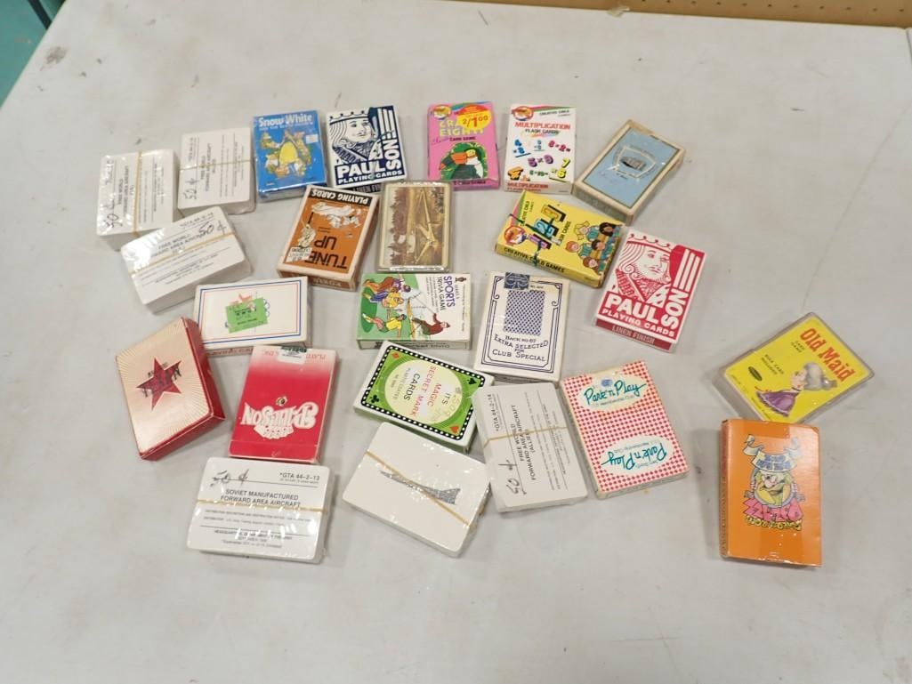 Lot of assorted Playing Cards / Game Cards, etc. including some marked cards (1 of 8)