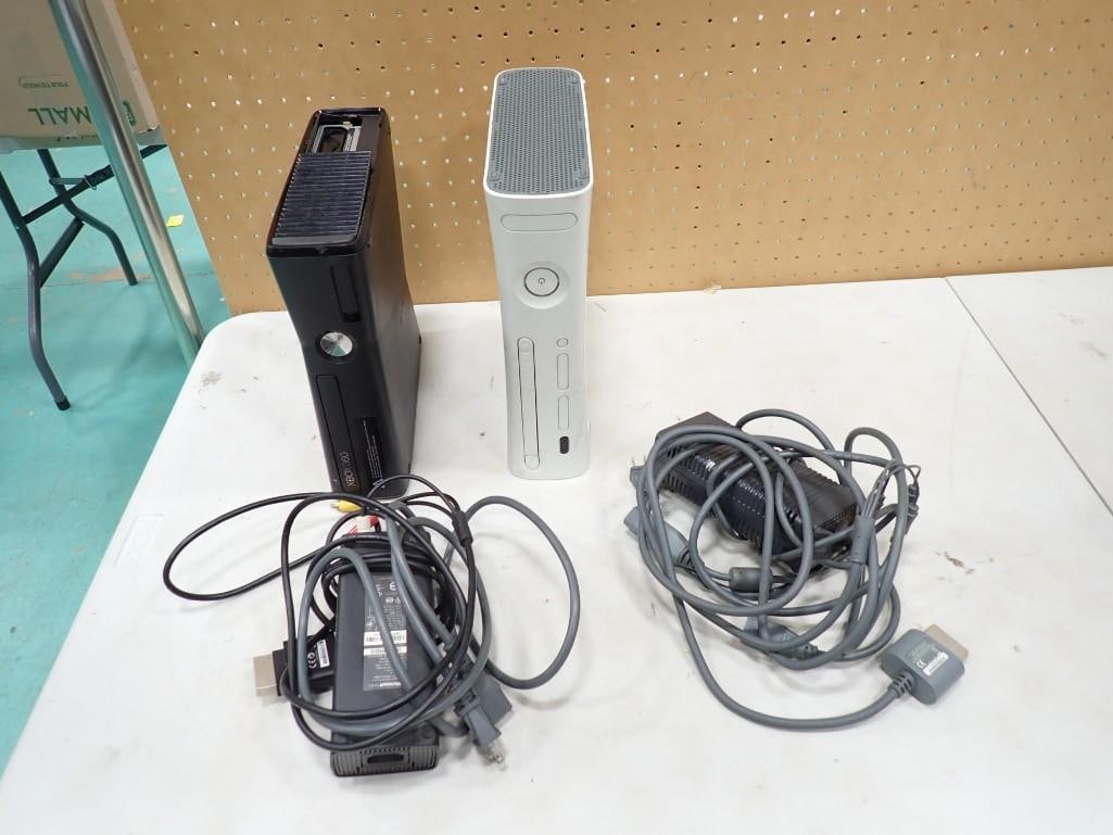 Microsoft XBox 360 Lot including Two Systems, Plus Cords - systems are untested, comes with everythi (1 of 7)
