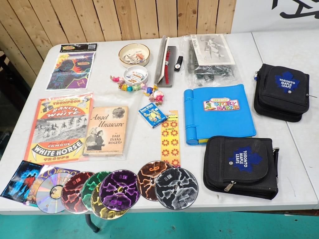 Misc. Lot including Mickey Mouse Watches, See 'N Say Story Maker, Ash Trays, Star Wars (1 of 11)