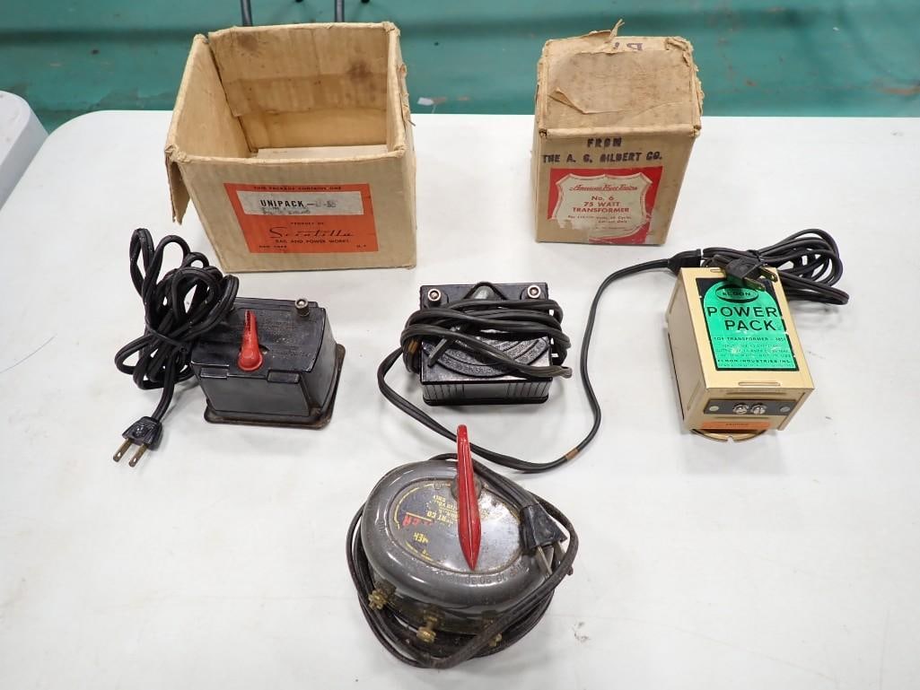 Vintage Model Train Transformers including American Flyer, Scintilla, Eldon, etc (1 of 6)