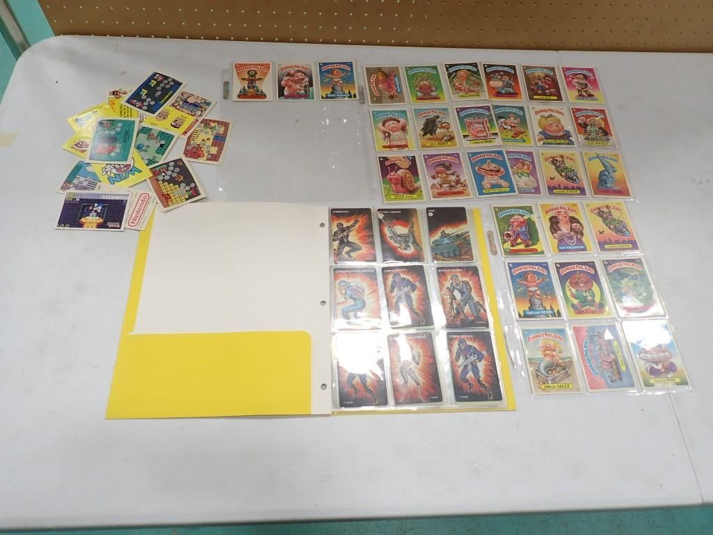 Asst Trading Cards incl 66 GI Joe Cards, 1986 Garbage Pail Kids, 1980s Nintendo Trading Cards: Asst Trading Cards incl 66 GI Joe Cards, 1986 Garbage Pail Kids, 1980s Nintendo Trading Cards
