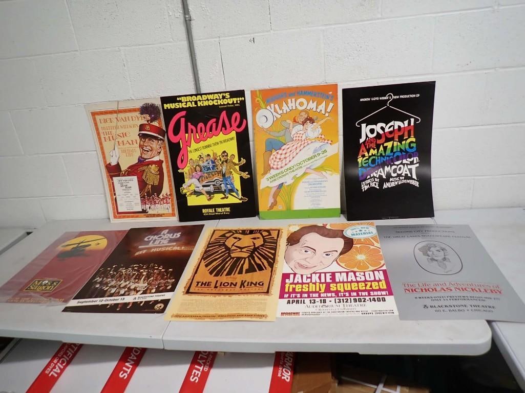8 Vintage Broadway Play Lobby Posters from New York and Chicago Theaters (1 of 7)