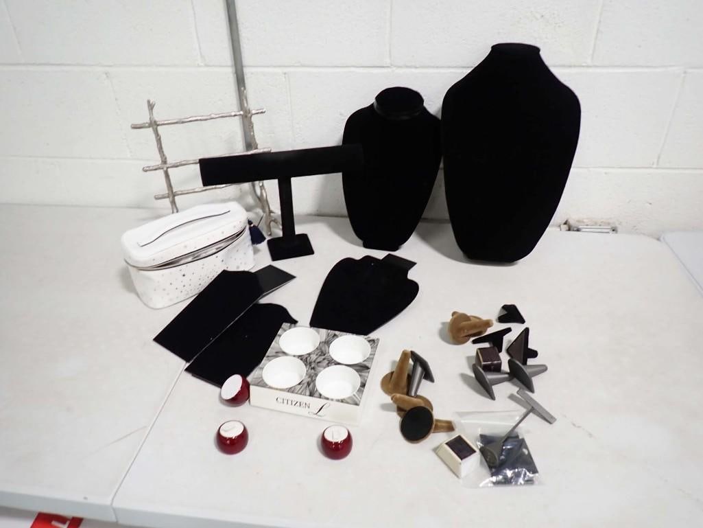 Lot of Jewelry Displays and Misc Supplies (1 of 7)
