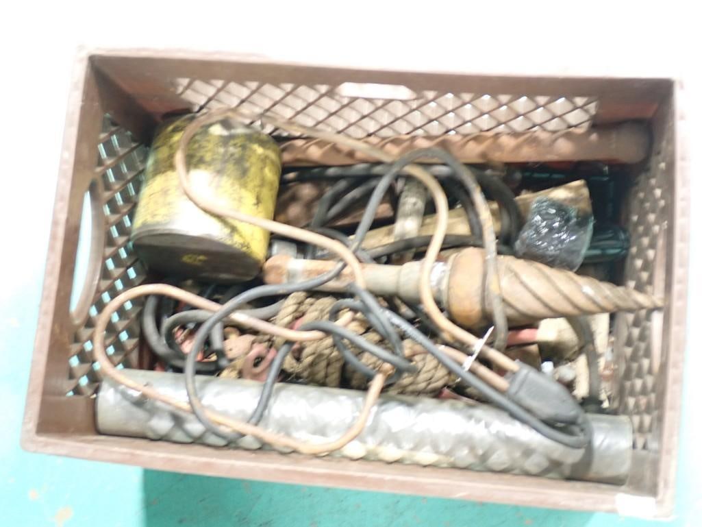 Bin full of assorted tools / hardware / etc. (1 of 6)