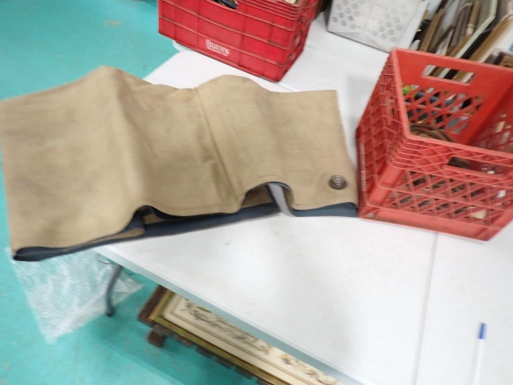 Misc Lot incl Chain and Stowaway Bed: Misc Lot incl Chain and Stowaway Bed Condition: bed is inflatable, but has not been checked for leaks