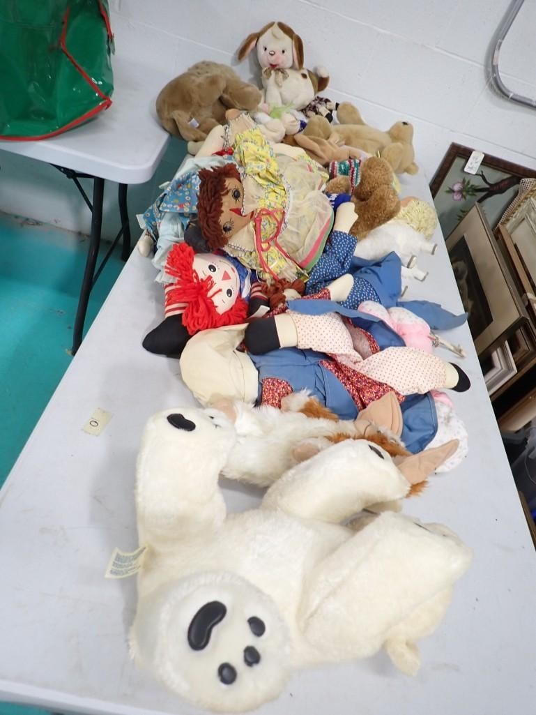 Lot of Plush Animals, Dolls, Etc incl Gizmo, Llama, etc (1 of 11)