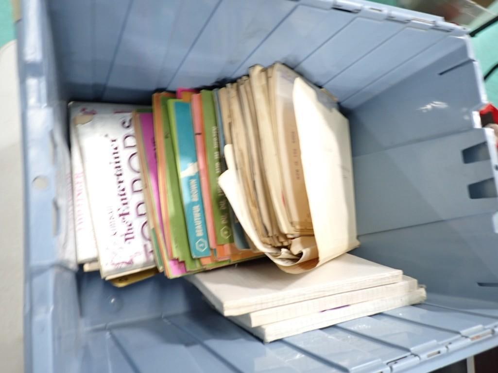 Lot of Sheet Music, Etc: Lot of Sheet Music, Etc