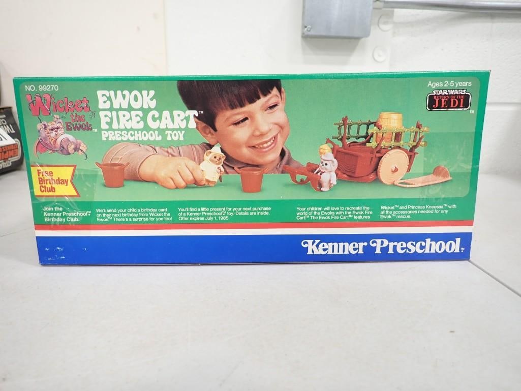 Kenner Star Wars Ewok Fire Cart Wicket the Ewok Factory Sealed New Old Stock NOS (1 of 8)