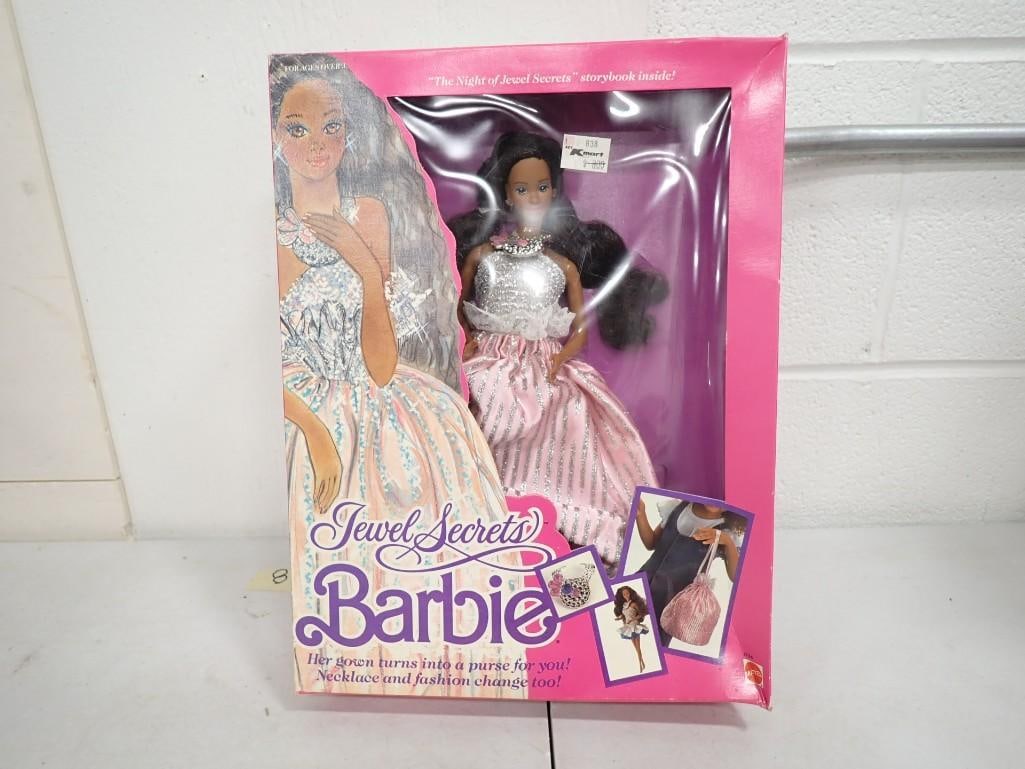 1986 Jewel Secrets Barbie African American Barbie Doll New Old Stock NOS: Vintage Jewel Secrets Barbie African American Barbie Doll New Old Stock NOS New in Box 1986