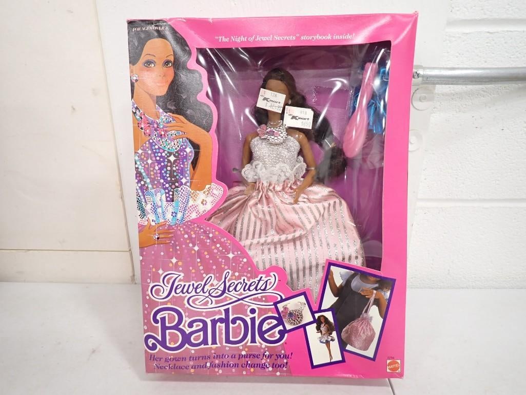 Jewel Secrets Barbie African American Barbie Doll New Old Stock New In Box Mattel (1 of 5)
