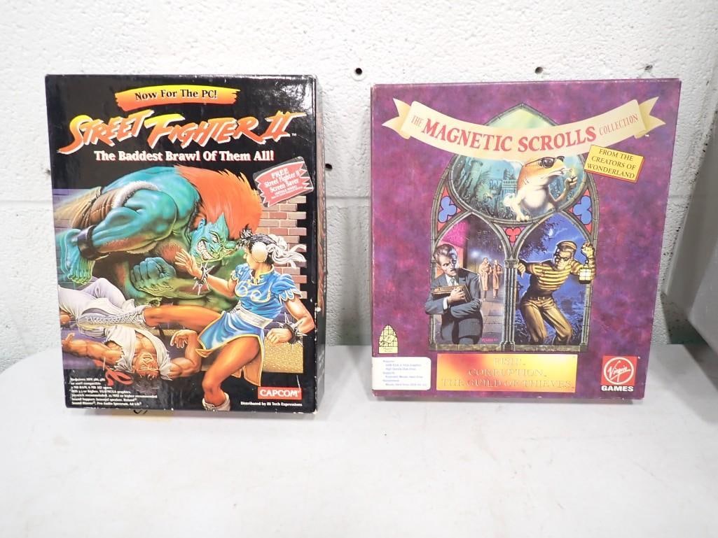 Vintage Video Games for PC Computers including Street Fighter II and the Magnetic Scrolls Collection (1 of 6)