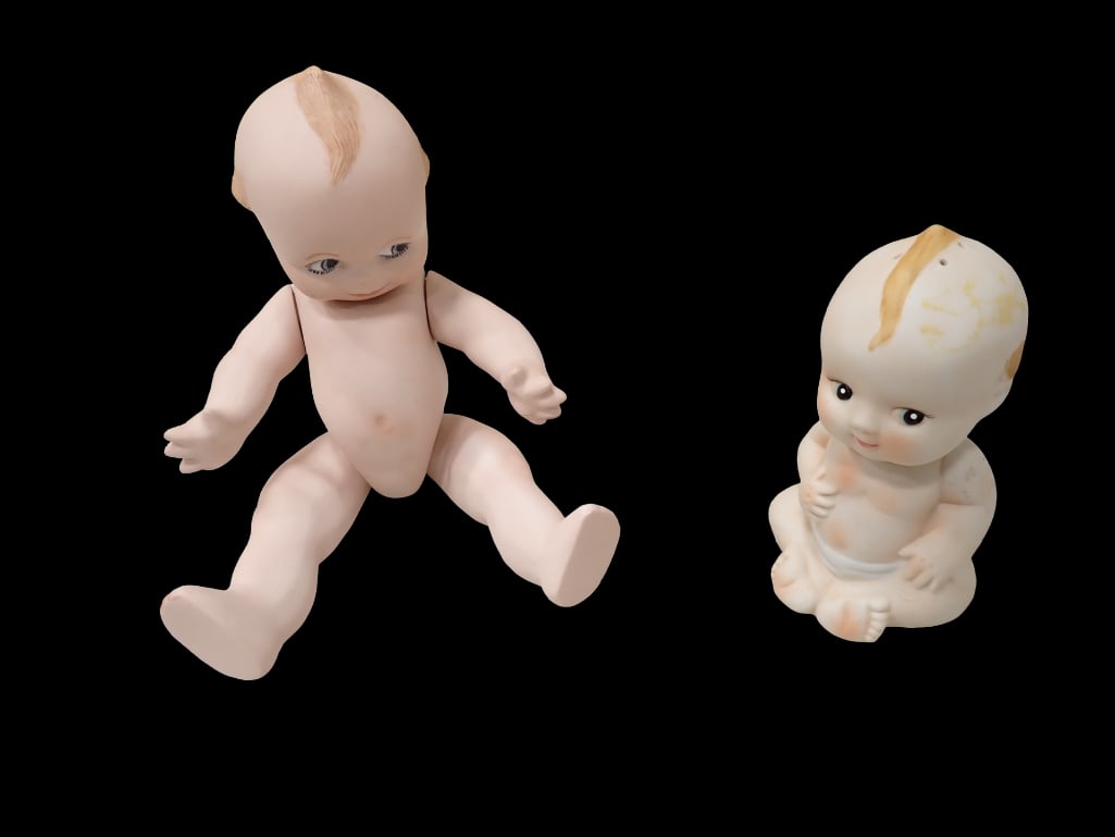 2 Bisque Kewpie Dolls (1 of 8)