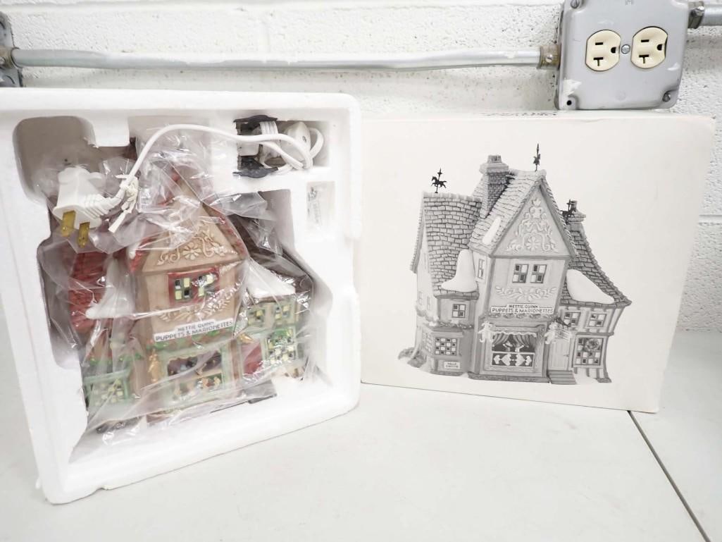 Dept 56 Nettie Quinn Puppets & Marionettes Dickens Village Series Heritage Village Collection: Department 56 Nettie Quinn Puppets & Marionettes Dickens Village Series Heritage Village Collection in Original Box