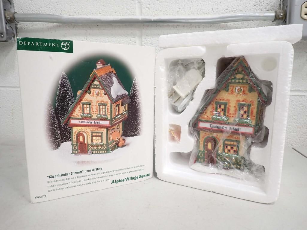 Dept 56 Kasenhandler Schmitt Cheese Shop Alpine Village Series in Original Box (1 of 3)
