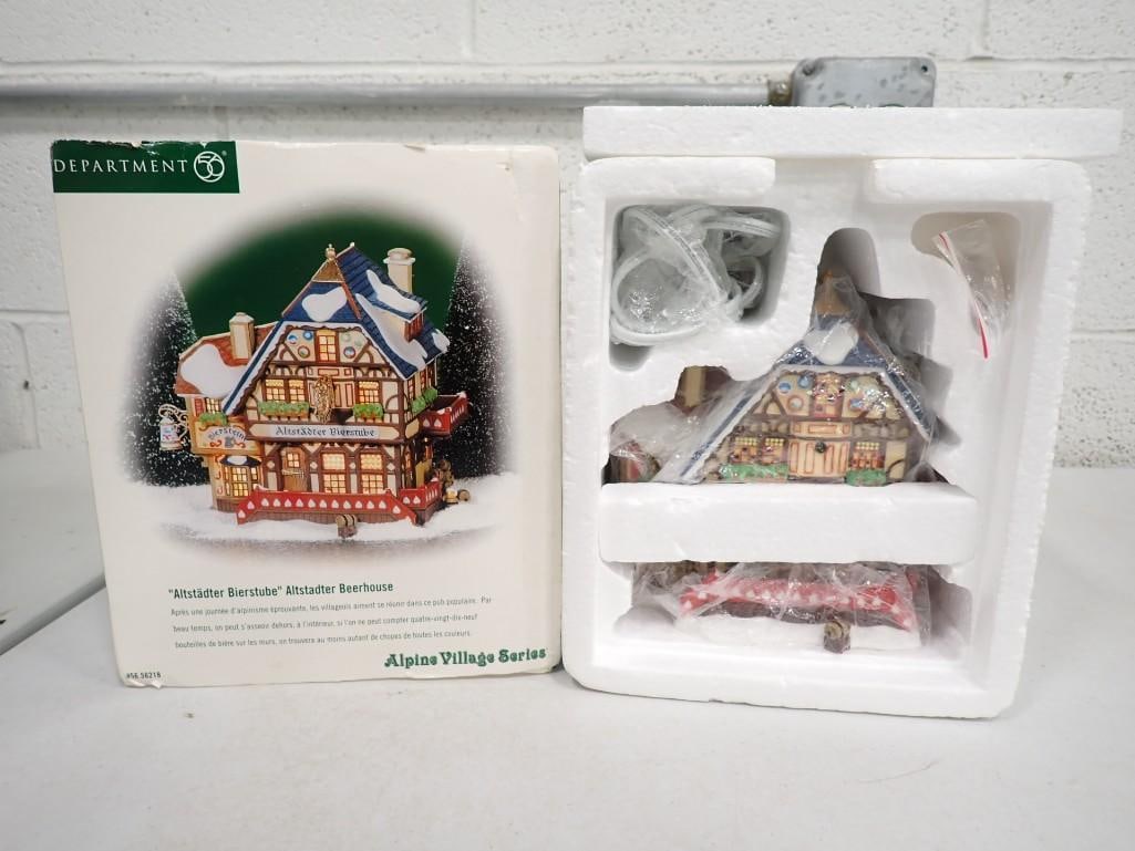 Dept 56 Altsadter Bierstube Alpine Village Series in Original Box: Department 56 Altsadter Bierstube Alpine Village Series in Original Box