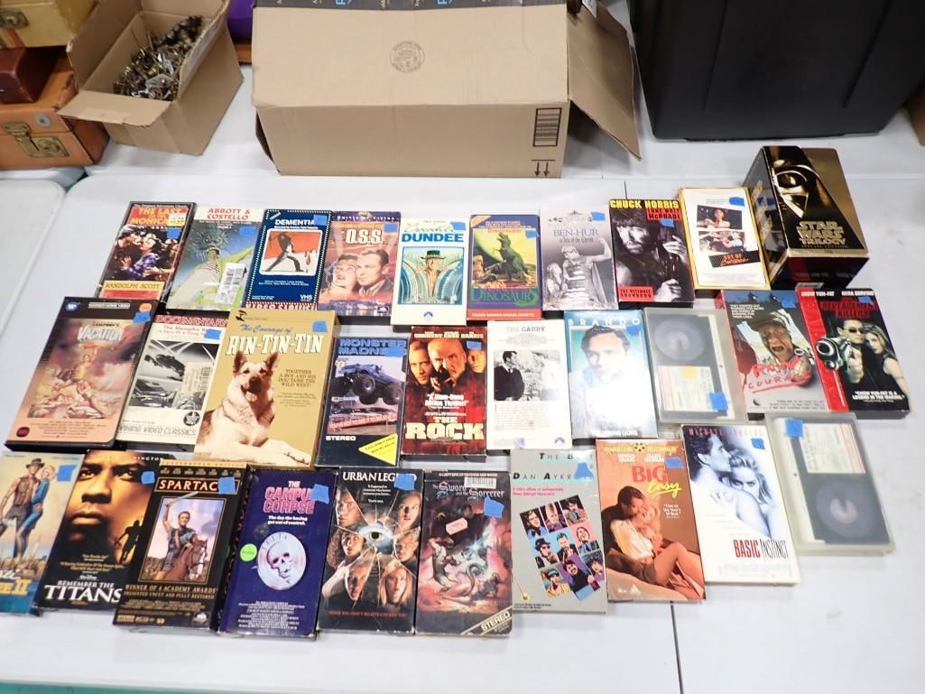 Lot of VHS incl Rin Tin Tin, Star Wars Trilogy, etc (1 of 9)