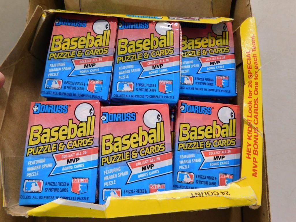 16 Sealed Packs of Donruss Baseball Puzzle & Cards (1 of 2)
